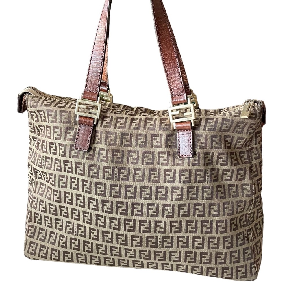 FENDI Classic Zucchino Monogram Tote Bag